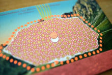 Load image into Gallery viewer, Gold, Orange And Red Collage On Vintage Sudtirol Postcard