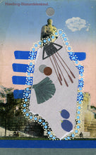 Load image into Gallery viewer, Vintage Hamburg City Monument Mixed Media Art Collage