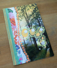 画像をギャラリービューアに読み込む, Floral Pastel Art Collage On Vintage Natural Landscape Postcard Illustration