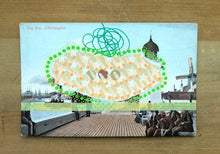 Load image into Gallery viewer, Vintage Littlehampton Postcard Collage Art