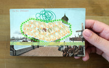 Load image into Gallery viewer, Vintage Littlehampton Postcard Collage Art