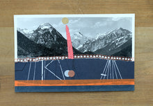 Load image into Gallery viewer, Vintage Mountain View Collage Art Print