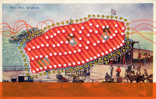 Load image into Gallery viewer, Vintage Altered Brighton Postcard Fine Art Print