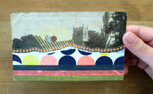 将图片加载到图库查看器,Blue, Red And Yellow Landscape Postcard Art