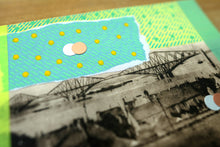 Load image into Gallery viewer, Retro Rural Area Postcard Art Collage