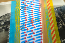 Load image into Gallery viewer, Abstract Collage Art On Vintage Lakeview Postcard