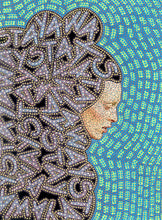 Cargar imagen en el visor de la galería, Fashion Woman Portrait Altered By Hand