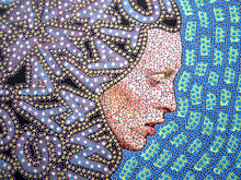 Cargar imagen en el visor de la galería, Fashion Woman Portrait Altered By Hand