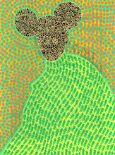 将图片加载到图库查看器,Neon Yellow And Green Creepy Fashion Art Illustration