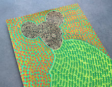 将图片加载到图库查看器,Neon Yellow And Green Creepy Fashion Art Illustration