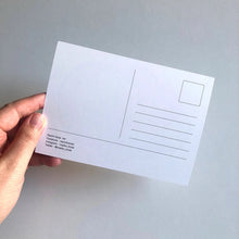 将图片加载到图库查看器,Creepy Smile Black And White Postcard