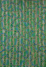 Load image into Gallery viewer, Green White Red Abstract Art