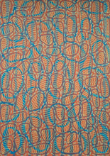 Load image into Gallery viewer, Orange Blue Red Abstract Art