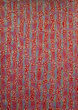 Load image into Gallery viewer, Red Beige White Abstract Art