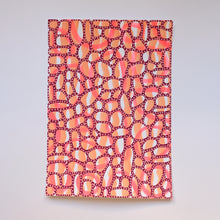 画像をギャラリービューアに読み込む, Salmon Pink, Neon Red And Raspberry Abstract Art