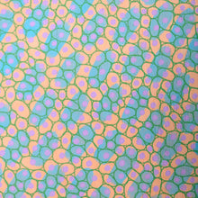 Load image into Gallery viewer, Original collage on wood panel, portrait of vintage woman in pink, orange and blue - Naomi Vona Art