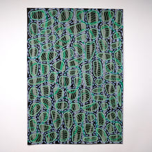 Load image into Gallery viewer, Black Yellow Green Abstract Art