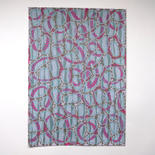 Cargar imagen en el visor de la galería, Black Purple Green Abstract Art