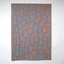 Load image into Gallery viewer, Orange Blue Abstract Art