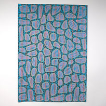 Cargar imagen en el visor de la galería, Green Blue Pink Abstract Art