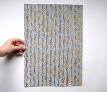 Load image into Gallery viewer, White Yellow Green Abstract Art