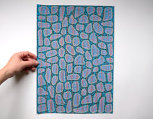 Cargar imagen en el visor de la galería, Green Blue Pink Abstract Art