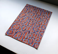 Load image into Gallery viewer, Blue Red White Abstract Art