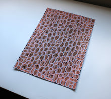 Load image into Gallery viewer, Black Green Orange Abstract Art