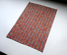 Load image into Gallery viewer, Red Beige White Abstract Art