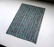 Load image into Gallery viewer, Brown White Blue Abstract Art