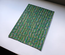 Load image into Gallery viewer, Green White Red Abstract Art