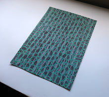 Load image into Gallery viewer, Black Green White Abstract Art