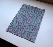 Cargar imagen en el visor de la galería, Black Purple Green Abstract Art