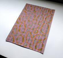 Load image into Gallery viewer, Orange Pink White Abstract Art