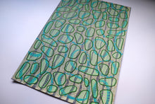 Load image into Gallery viewer, White Green Yellow Abstract Art