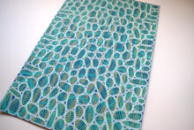 Load image into Gallery viewer, White Blue Yellow Abstract Art