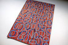 Load image into Gallery viewer, Blue Red White Abstract Art