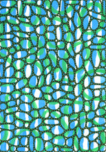 画像をギャラリービューアに読み込む, Green, Yellow And Turquoise Abstract Art