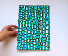 画像をギャラリービューアに読み込む, Green, Yellow And Turquoise Abstract Art