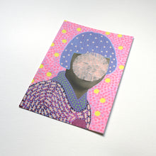 Cargar imagen en el visor de la galería, Vintage Style Pink Purple Postcard