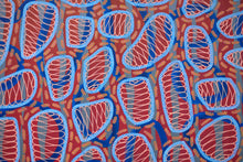 Load image into Gallery viewer, Blue Red White Abstract Art