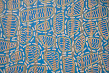 Cargar imagen en el visor de la galería, White Blue Orange Abstract Art