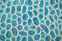 Load image into Gallery viewer, White Blue Yellow Abstract Art