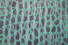 Load image into Gallery viewer, Black Green White Abstract Art