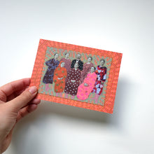 Cargar imagen en el visor de la galería, Vintage Family Portrait Postcard