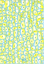 画像をギャラリービューアに読み込む, Yellow And Blue Abstract Art