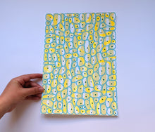 画像をギャラリービューアに読み込む, Yellow And Blue Abstract Art