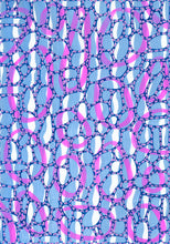 画像をギャラリービューアに読み込む, Turquoise, Neon Pink And Blue Abstract Art