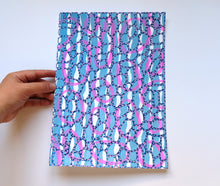 画像をギャラリービューアに読み込む, Turquoise, Neon Pink And Blue Abstract Art