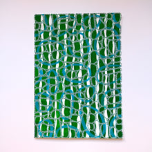 画像をギャラリービューアに読み込む, Green And Blue Abstract Art